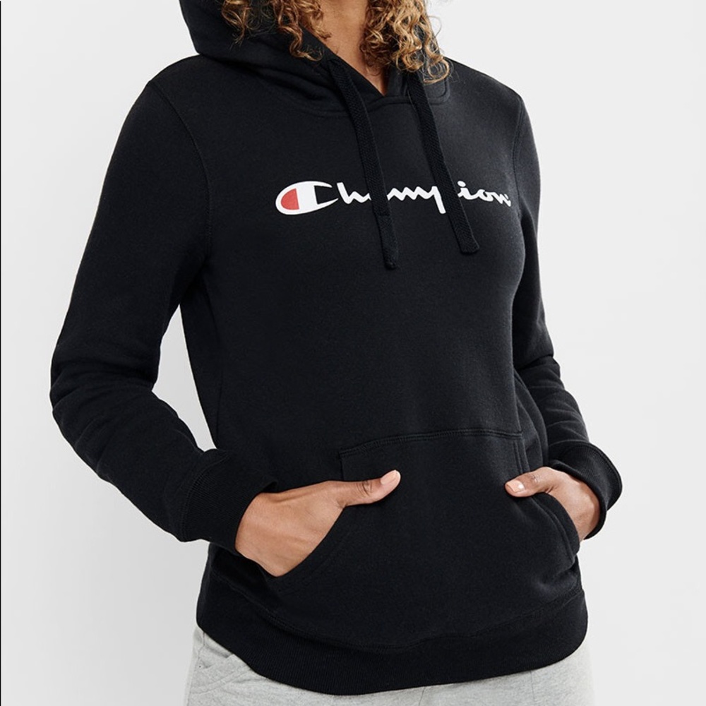 Men’s Black Champion Hoodie XL - Picture 5 of 5